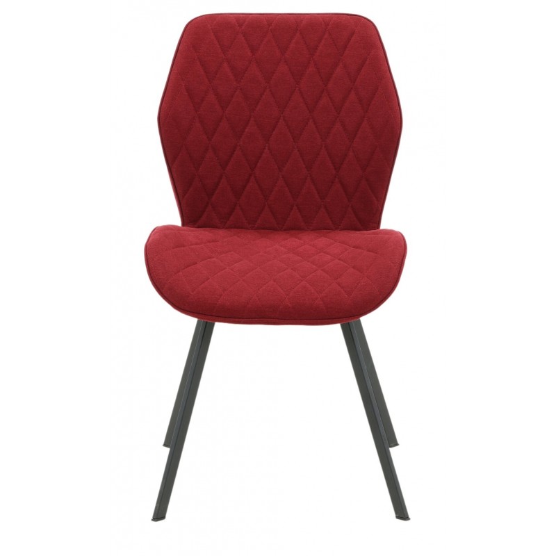 Gemma Spisebordsstol  - Rød velour