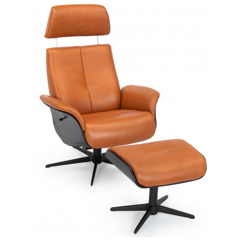 Liam læder lænestol Cognac læder