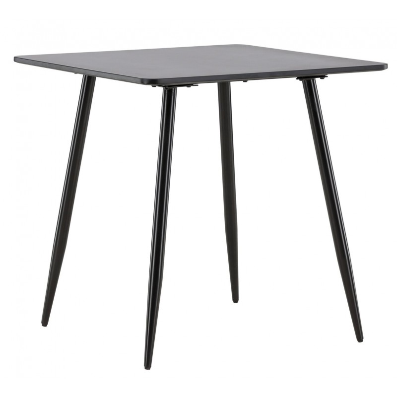 Polar Spisebord  75 x 75cm - Sort