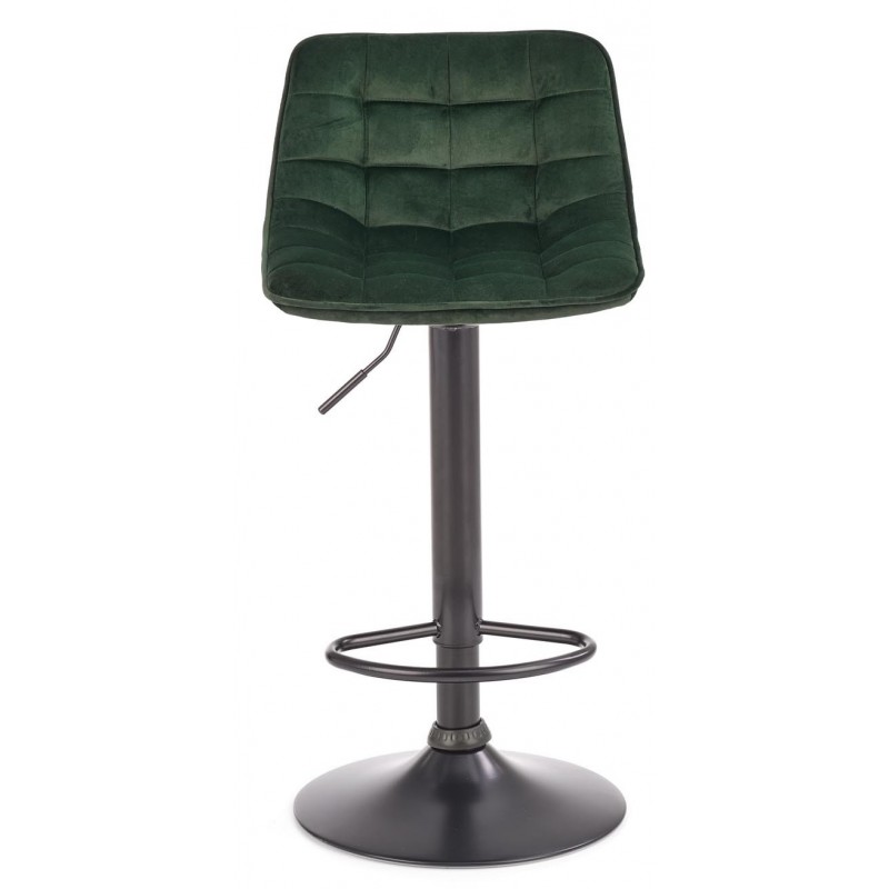 H95 Barstol - Mørkegrøn Velour