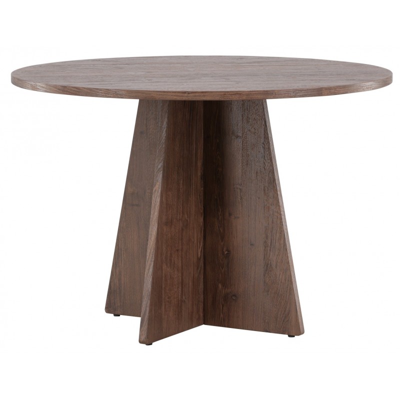 Bootcut Rundt spisebord  Ø110 cm - Mocca billede