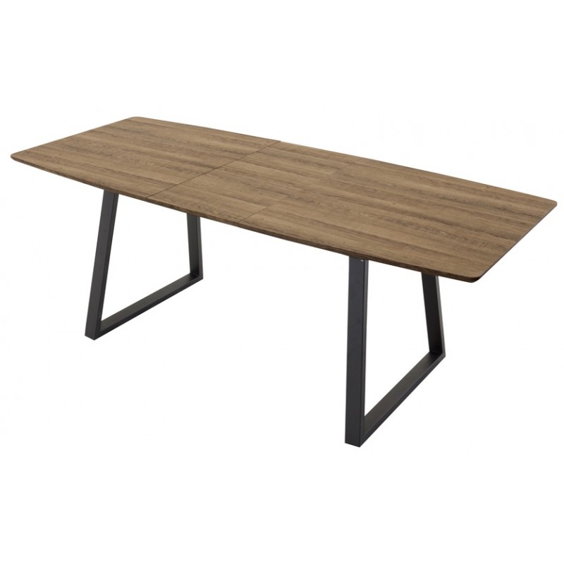 Inca Spisebord  160 cm kan udvides til 200 cm - Sort og Natur