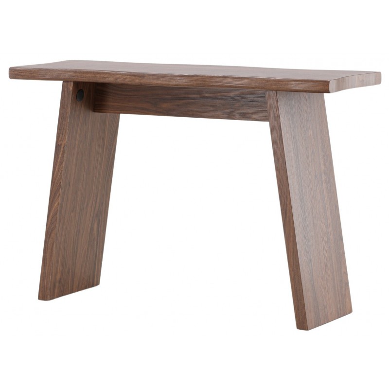 VENTURE DESIGN Kirkenes skrivebord, rektangulær - mocca MDF (120X40)