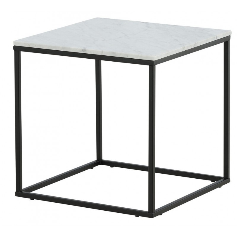 Estelle Sidebord - Hvid Marmor billede