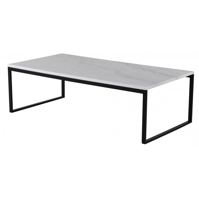 Estelle Ægte hvid Marmor Sofabord - 120 x 60cm