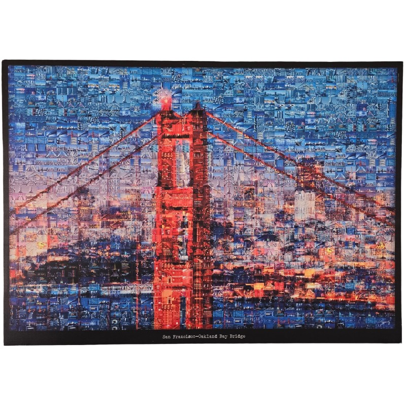 Dekorativt Billede med Ramme – New York 140 x 100