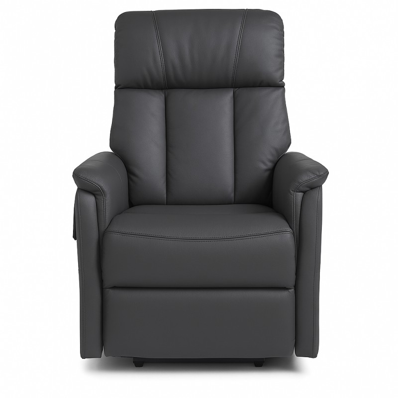 Fuglsang El betjent løftestol - Sort læder