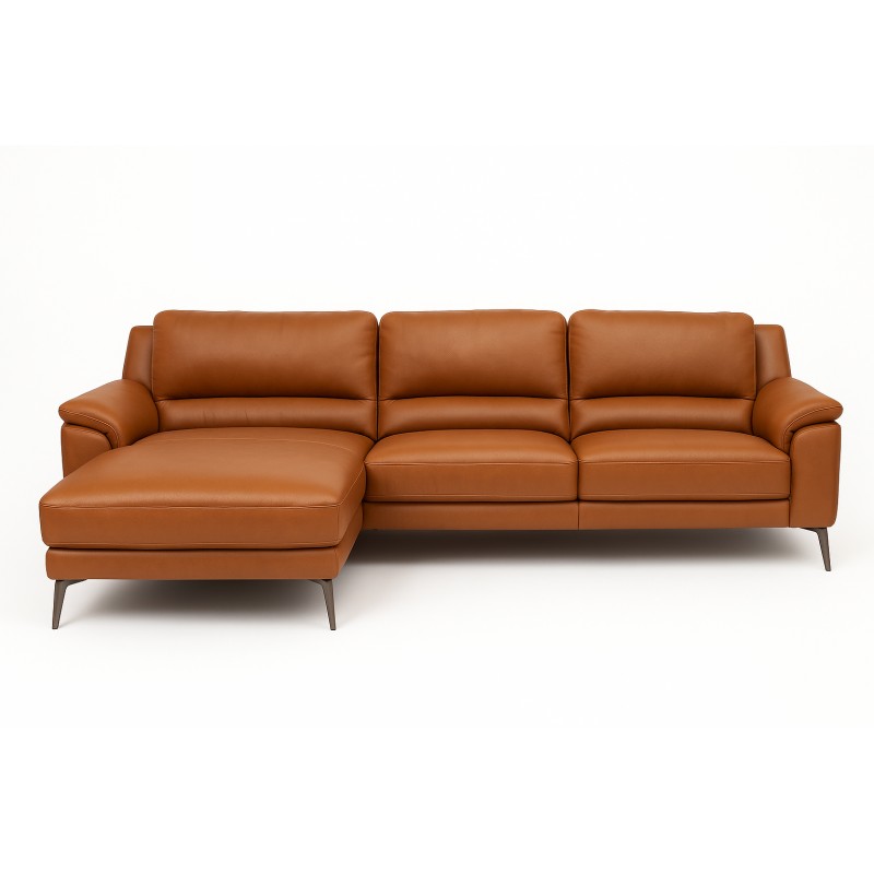 Agedrup Læder Chaiselongsofa Venstrevendt
