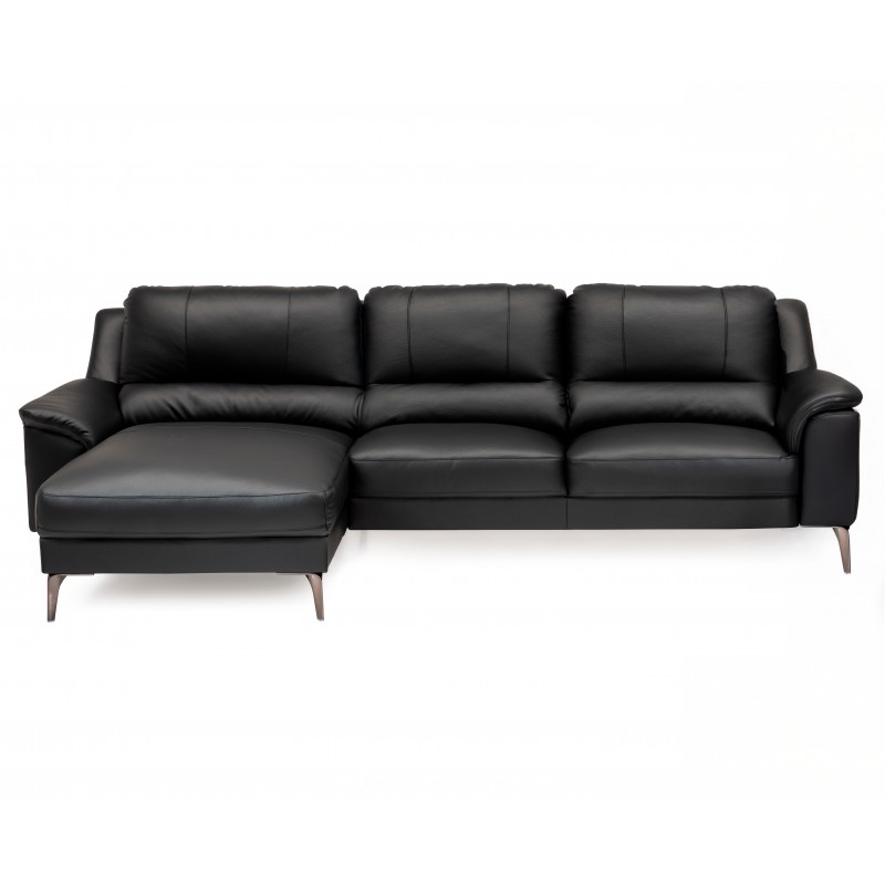 Agedrup Læder Chaiselongsofa Venstrevendt