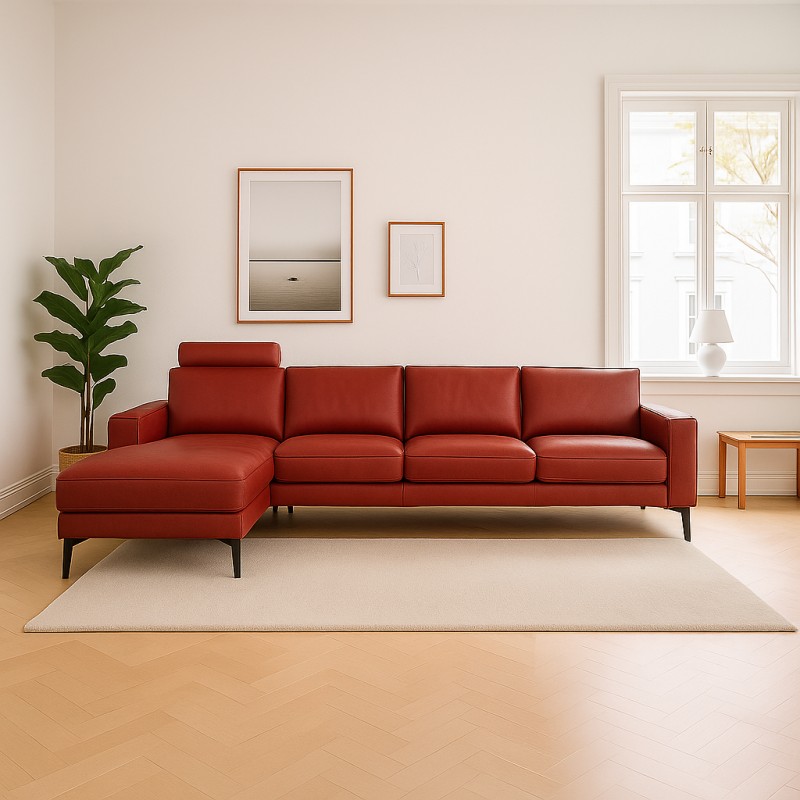 Esbjerg Læder chaiselongsofa venstrevendt