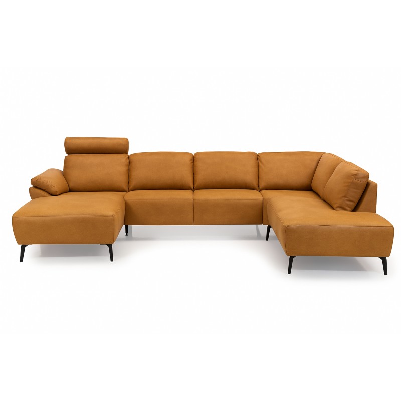 Roskilde Hjørnesofa med chaiselong Cognac - Venstrevendt