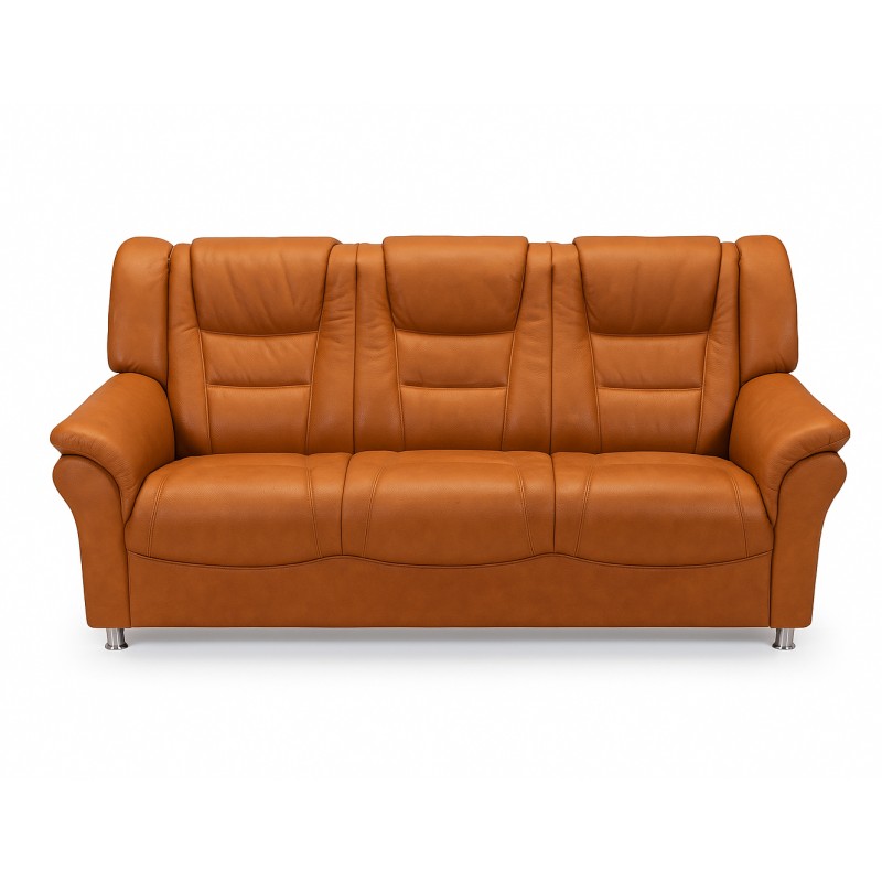 Strib 3 Personers lædersofa