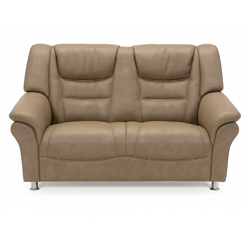 Strib 2 Personers Soleda lædersofa