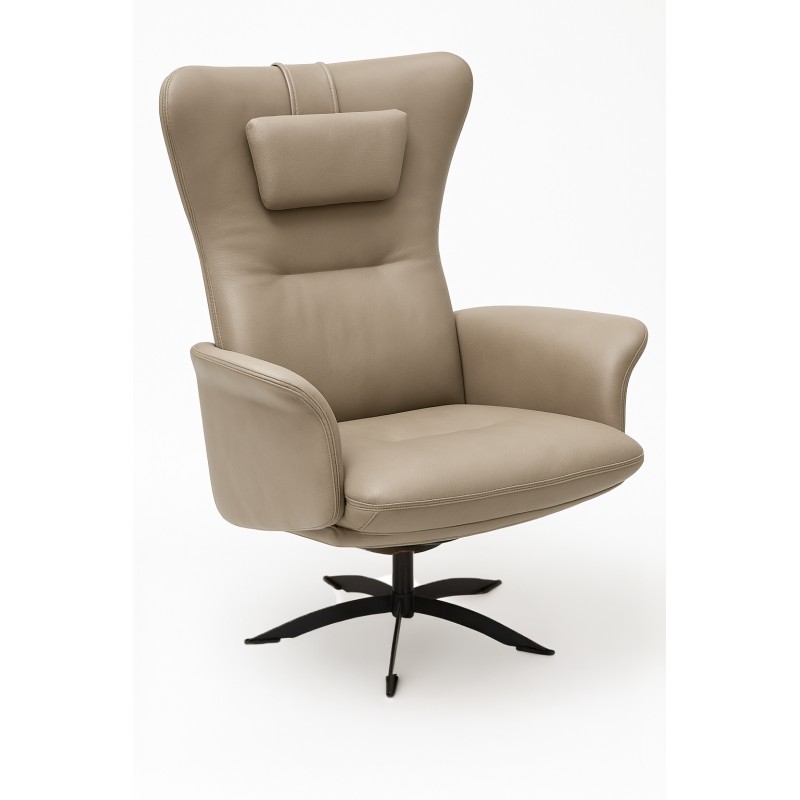 Opus Lænestol - Khaki Soleda læder