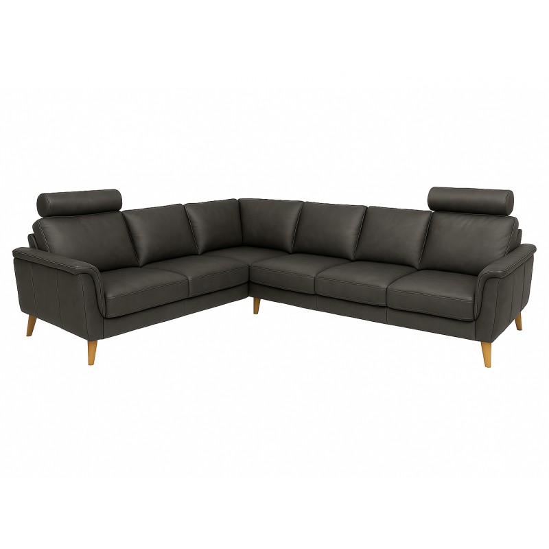 Ballerup Læder Hjørnesofa