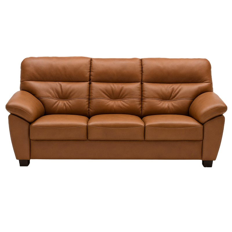 Dalby 3 pers lædersofa