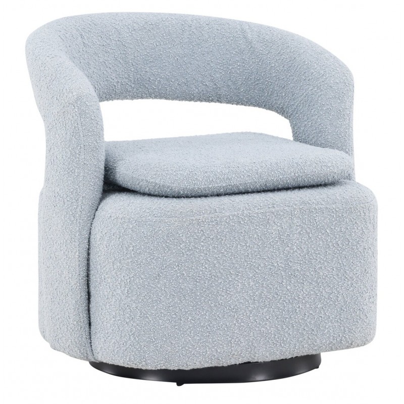 Laurel Lænestol - Sort og Lyseblå billede