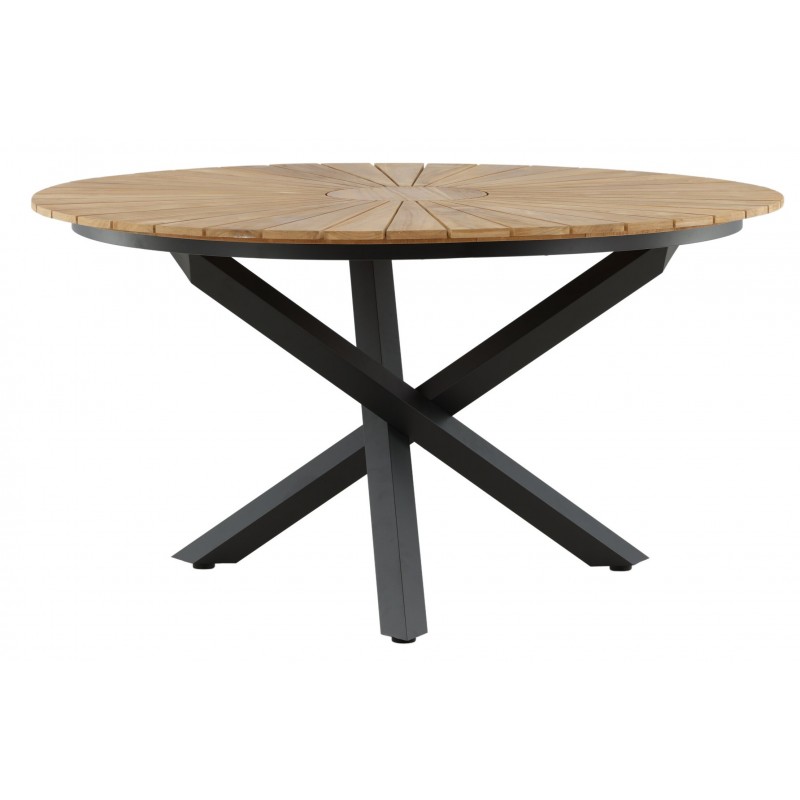 Rundt Mexico havebord Ø140 cm Flere varianter - Sort