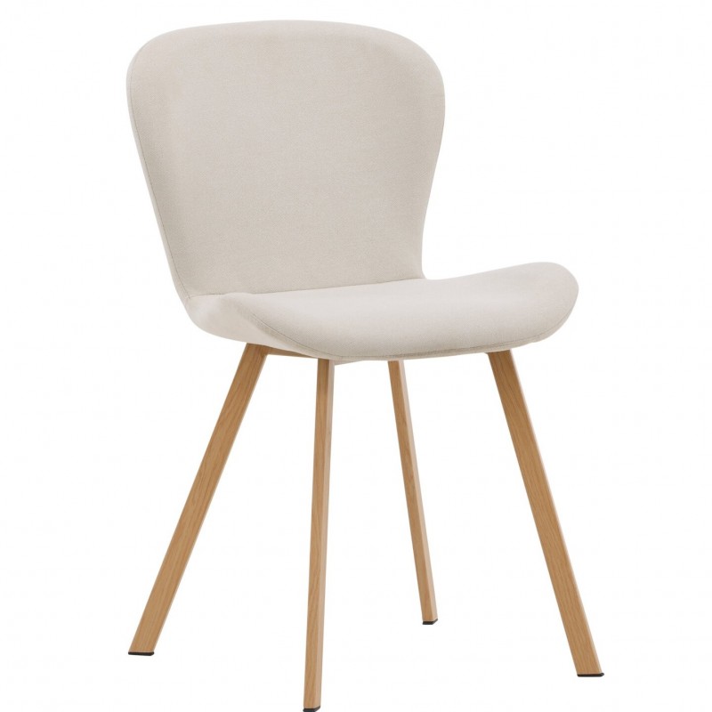 Lilja Spisebordsstol - Beige og Natur