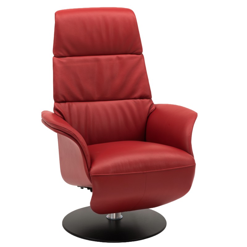 Dundee – lænestol med indbygget skammel