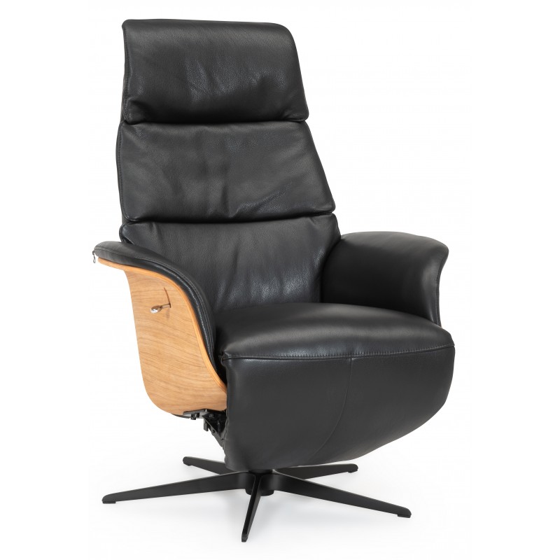 Dundee – lænestol med indbygget skammel