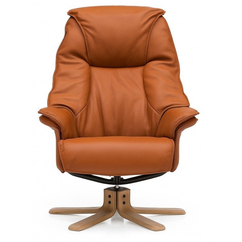 Aars Lænestol i ægte Soleda læder