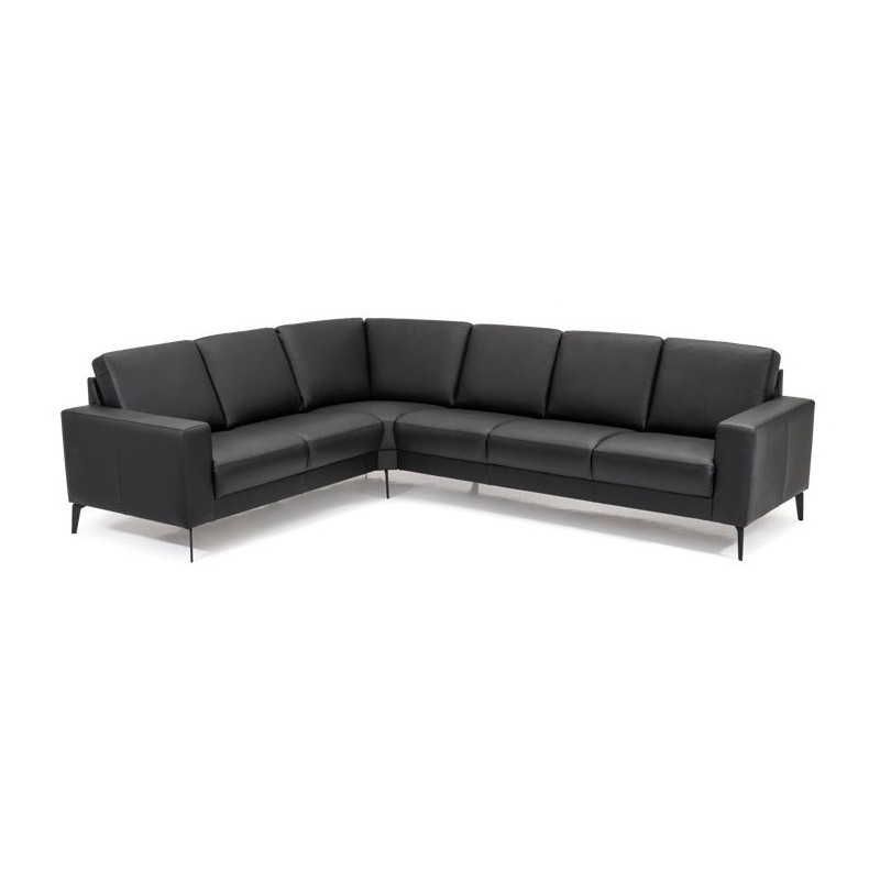 Lodbjerg Læder Hjørnesofa