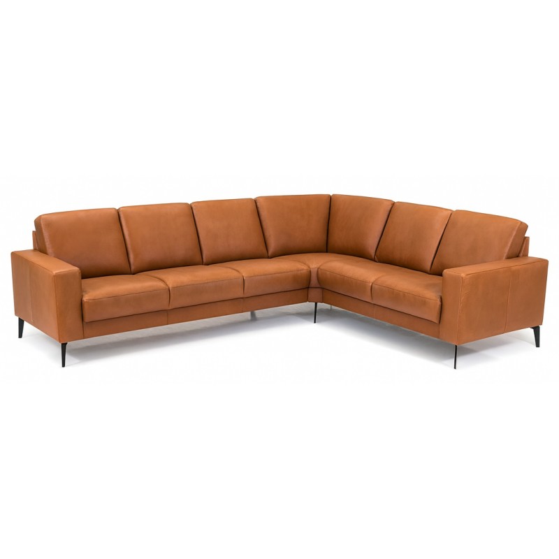 Lodbjerg Læder Hjørnesofa