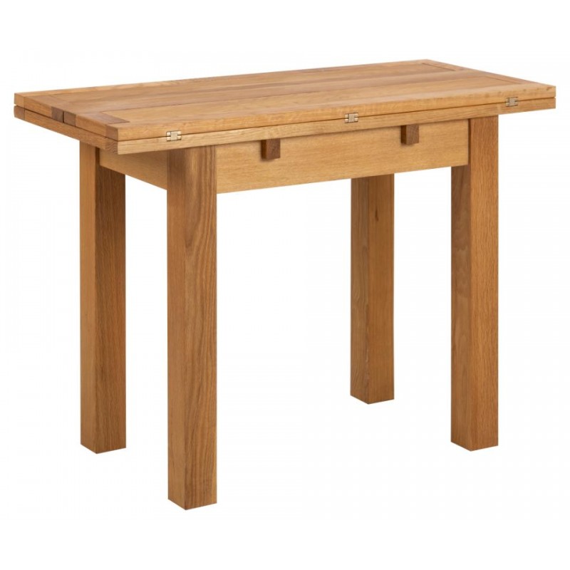 Kenley klapspisebord i olieret eg – 45/90 × 100 cm
