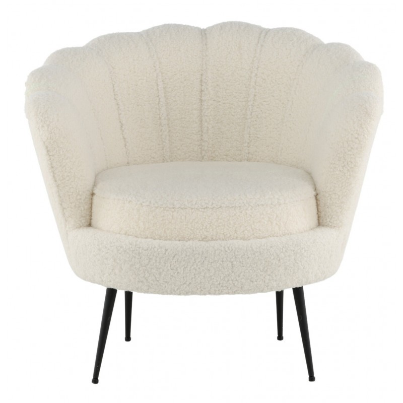 Calais Lænestol - Teddy stof billede