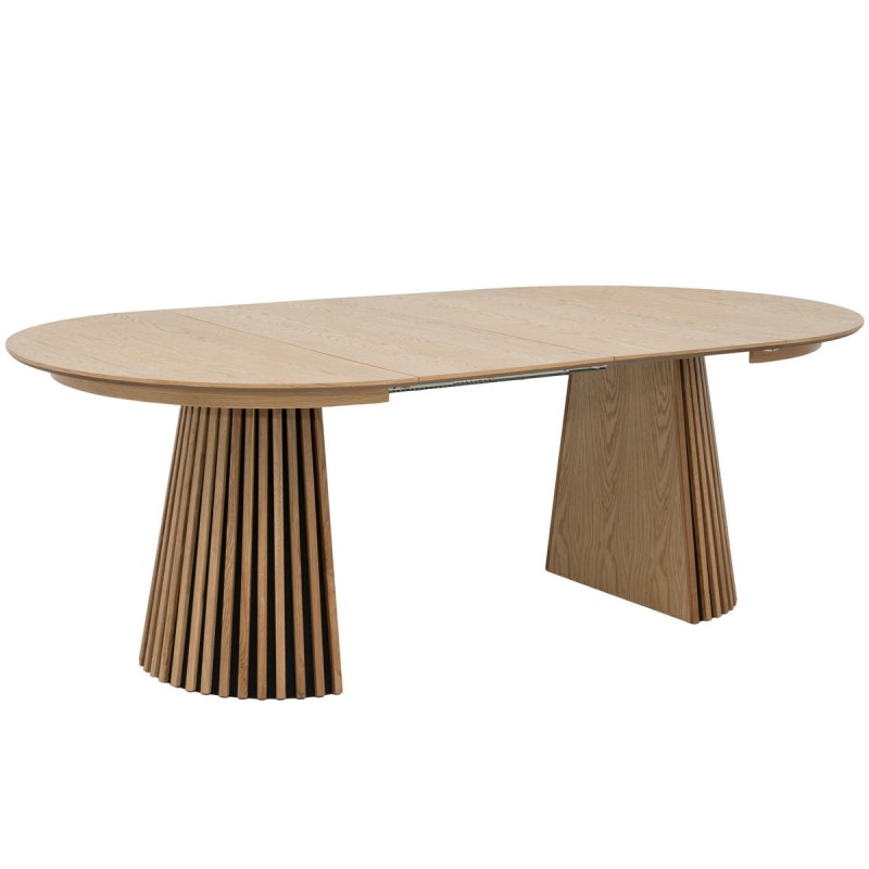 Hammel Udtræksbord i Eg – Ø120 cm (Udvides til 220 cm)