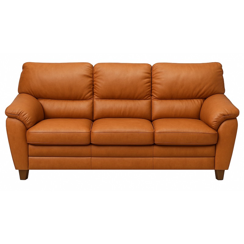Tilst 3 pers læder sofa