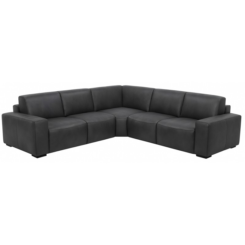 Aarhus Soleda Læder Hjørnesofa