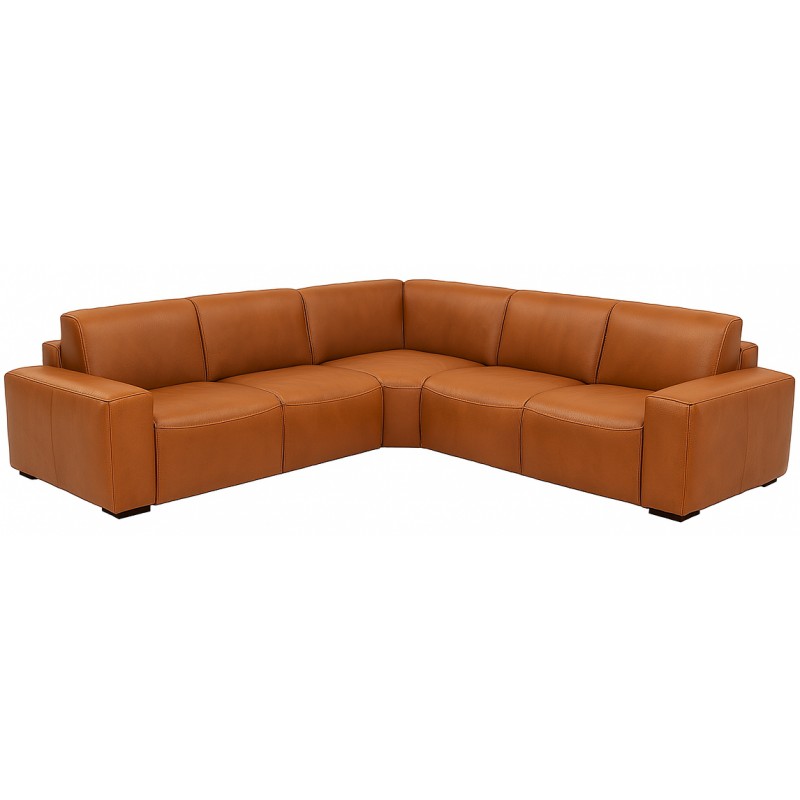 Aarhus Soleda Læder Hjørnesofa