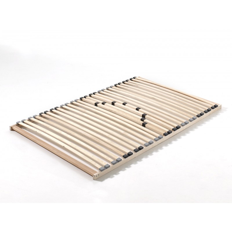 Lamelbund 120 × 200 cm – 26 lameller i massivt træ