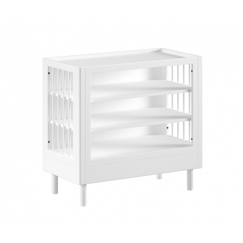 Kommode til pusleplads – Forrest Beech, hvid