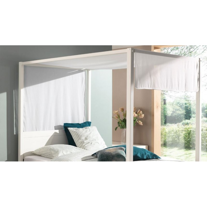 Himmelsseng tekstilsæt – hvid – Pino 140 cm