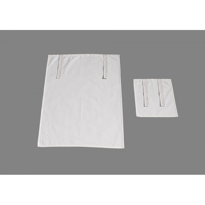 Sengetæppe/forhæng til halvhøj seng – Noah Tekstil, beige