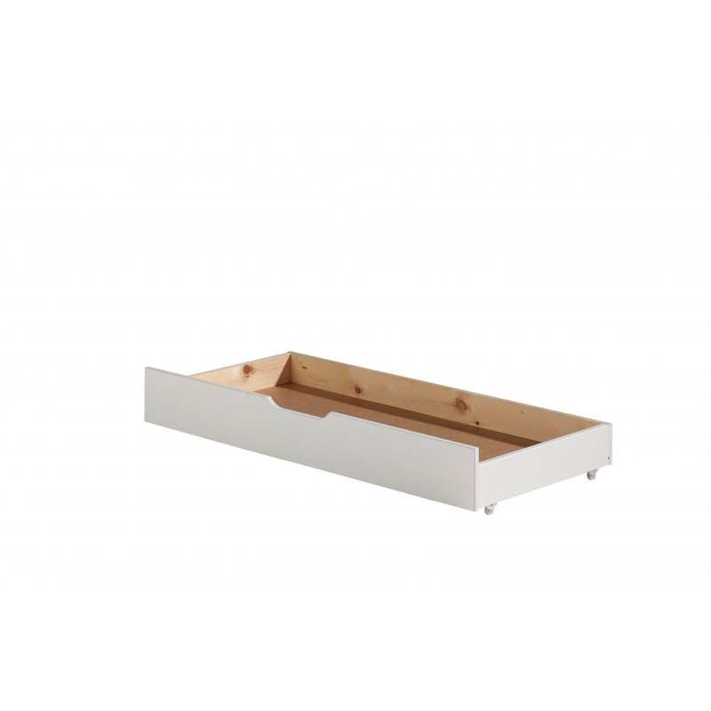 Sengeskuffe i massivt fyr – Jumper, hvid