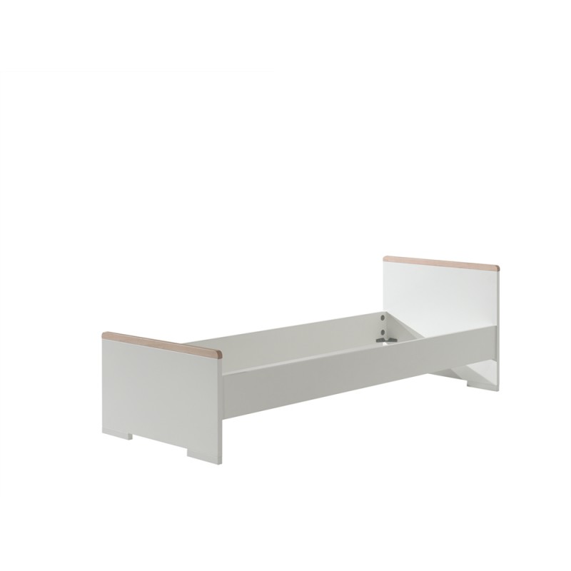 Enkeltseng 90x200 – London, hvid