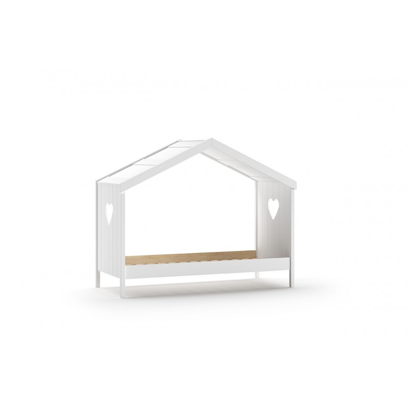 Seng til børn – Amori husseng 90 x 200 cm, hvid