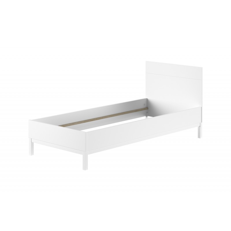 Enkeltseng 90 x 200 – Eva, hvid