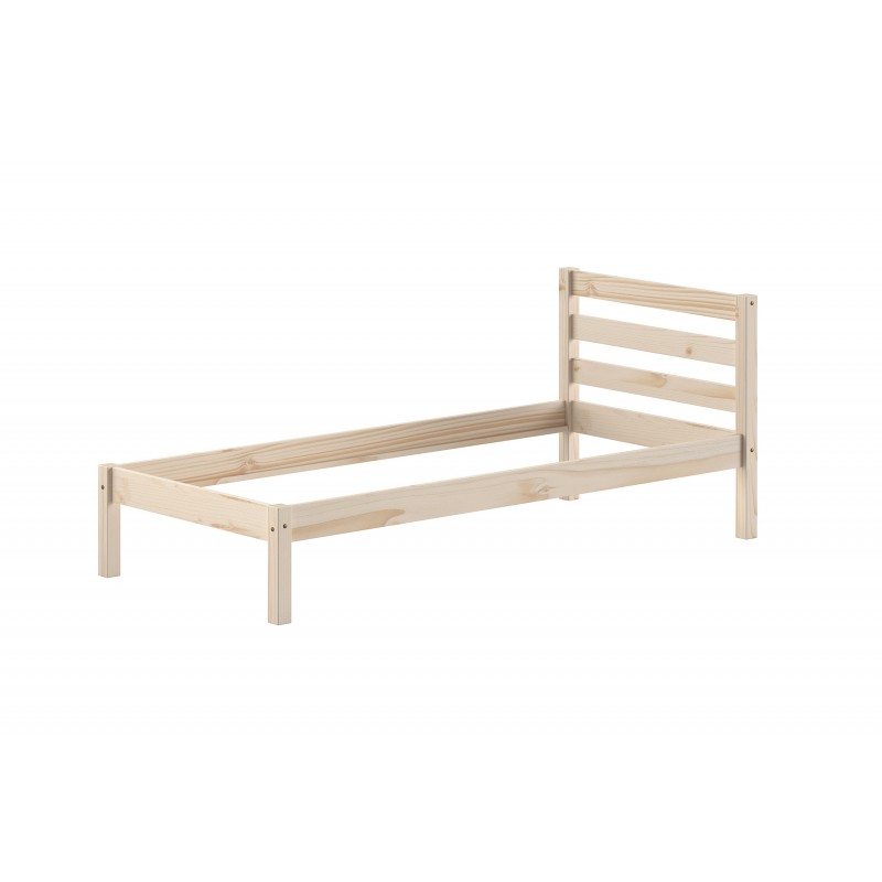 Enkeltseng 90x200 i natur – Pino