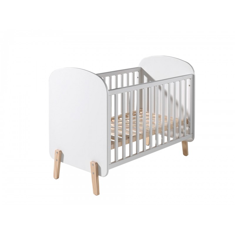 Tremmeseng Kiddy – 60 × 120 cm, hvid