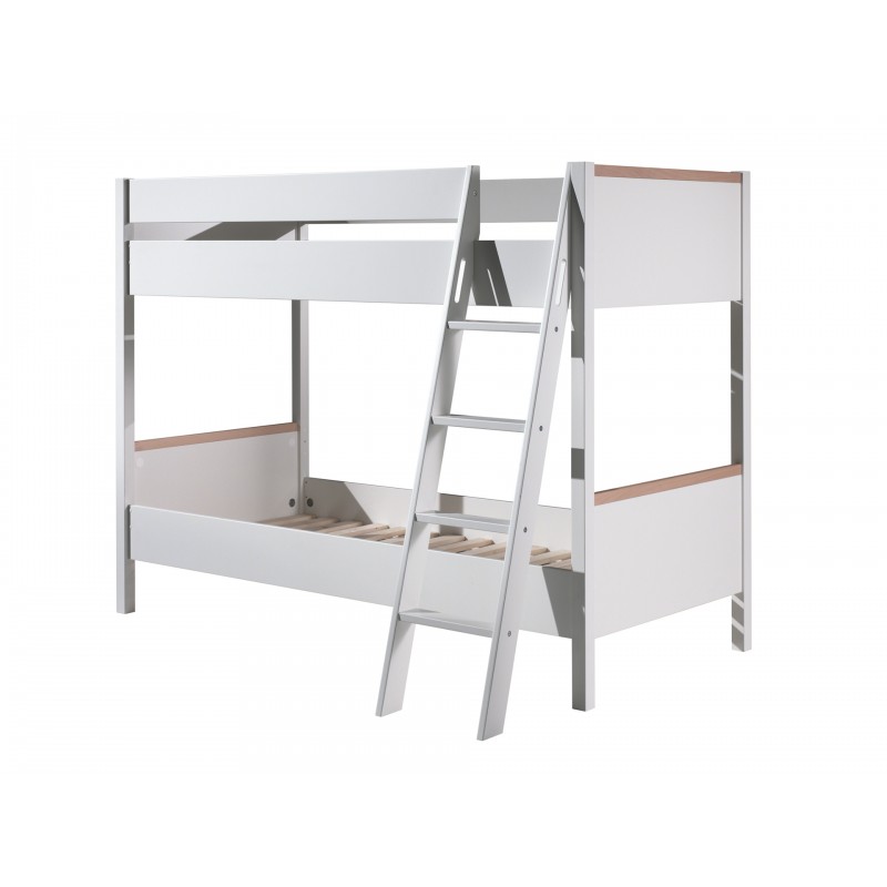 Køjeseng London 90 x 200 cm – hvid