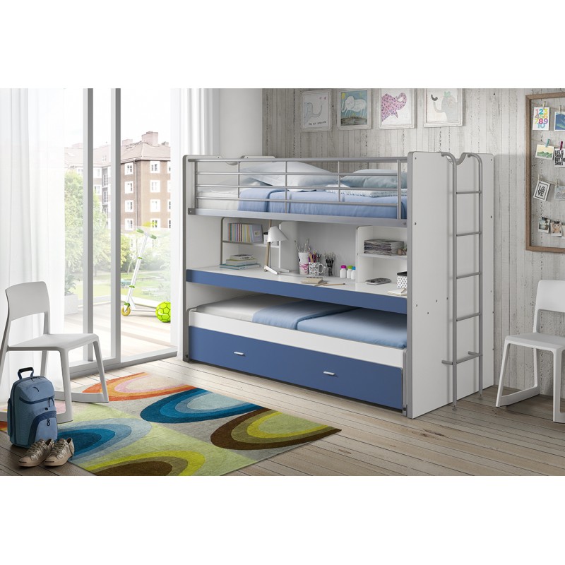 Køjeseng Bonny 90 x 200 cm – blå