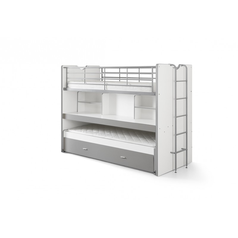 Køjeseng Bonny 90 x 200 cm – grå