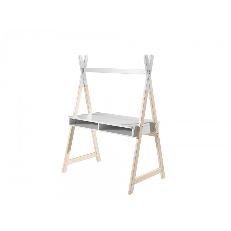Skrivebord til børn – Kiddy Tipi, hvid