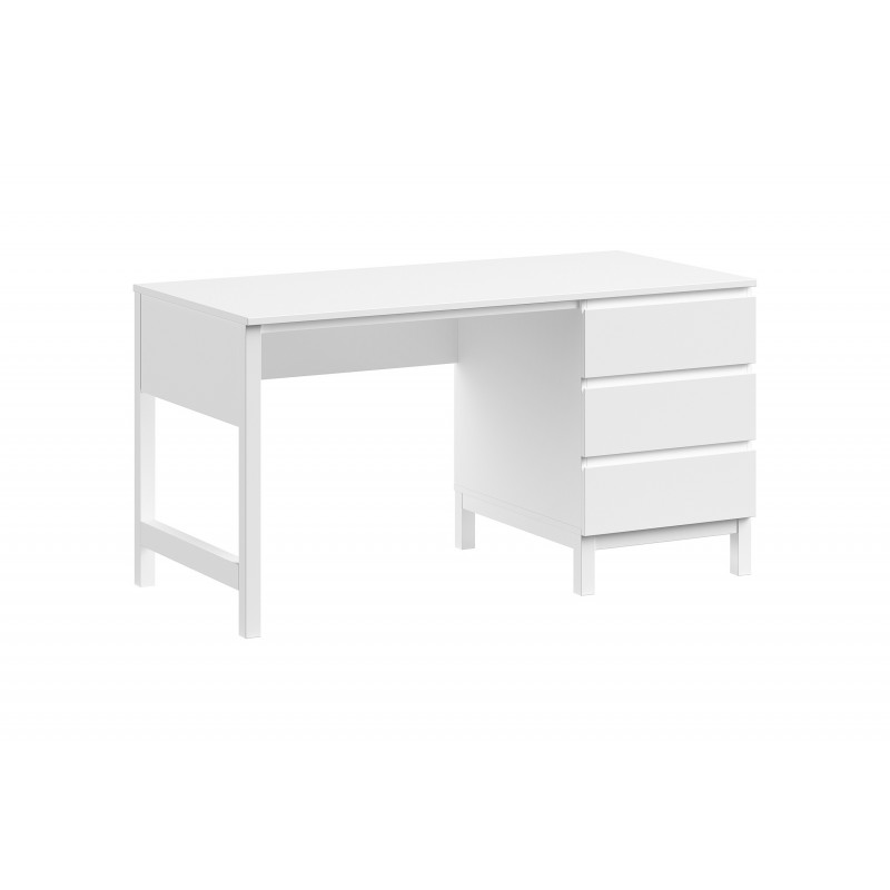 Skrivebord Eva 90 x 200 cm – hvid