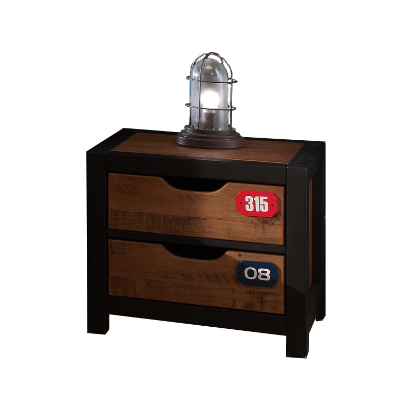 Sengebord i massivt fyr – Alex Natbord, natur